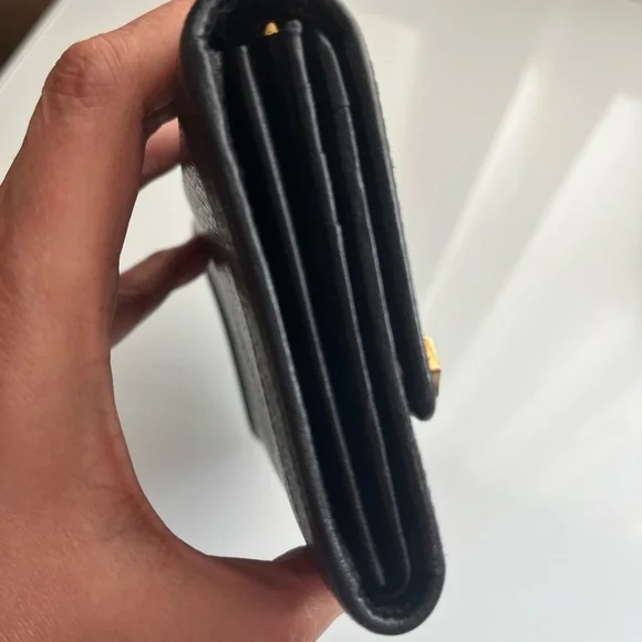 MCM BLACK LEATHER WALLET - Picture 4 of 11